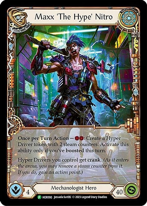 Maxx 'The Hype' Nitro [HER090] (Promo)  Cold Foil | The CG Realm