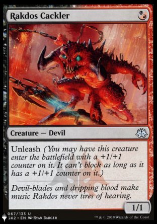 Rakdos Cackler [The List] | The CG Realm