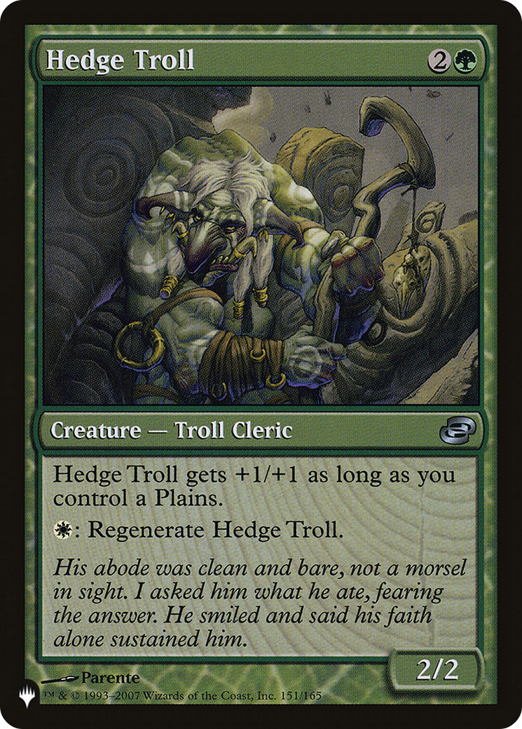 Hedge Troll [The List] | The CG Realm