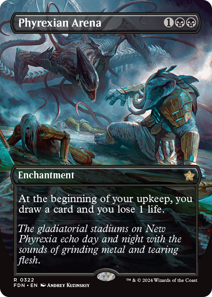 Phyrexian Arena (Borderless) [Foundations] | The CG Realm