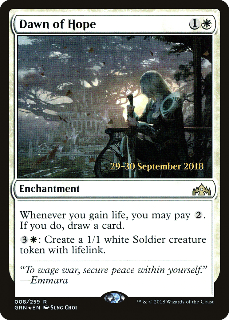 Dawn of Hope (PRE-08S) - Guilds of Ravnica Promos Foil