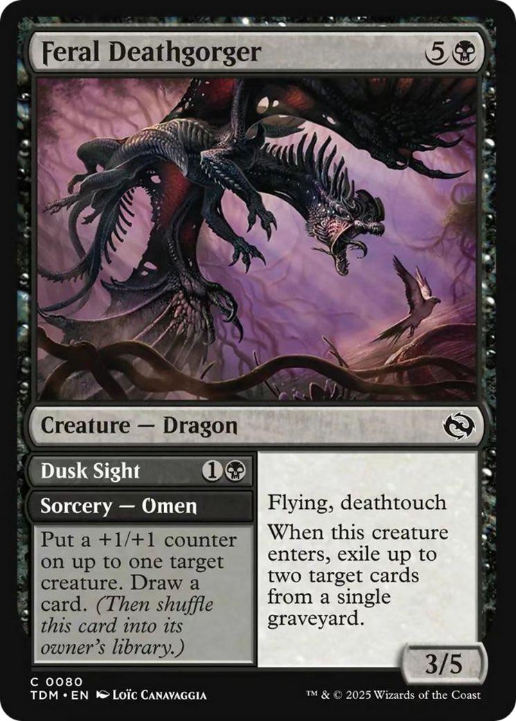 Feral Deathgorger [Tarkir: Dragonstorm] | The CG Realm