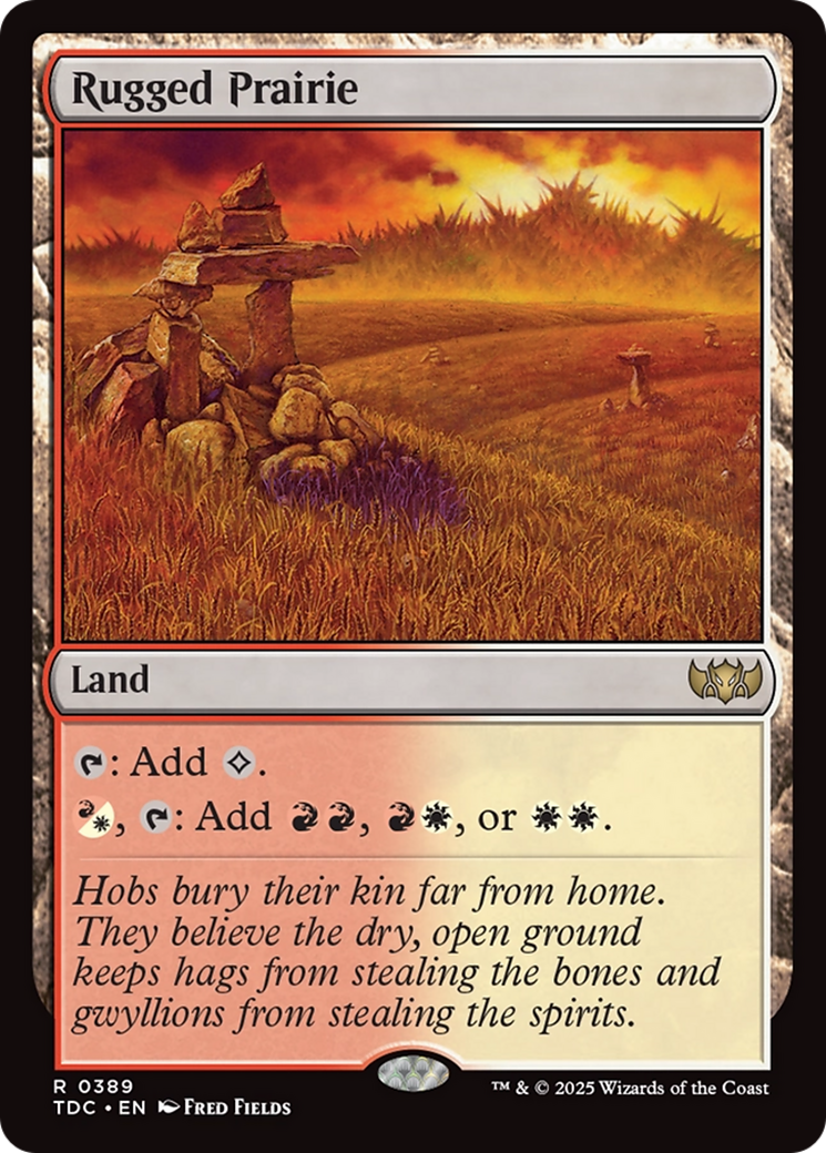 Rugged Prairie [Tarkir: Dragonstorm Commander] | The CG Realm