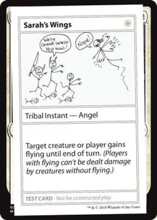 Sarah's Wings (2021 Edition) [Mystery Booster Playtest Cards] | The CG Realm