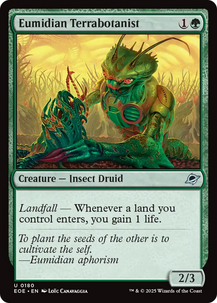 Eumidian Terrabotanist [Edge of Eternities] | The CG Realm