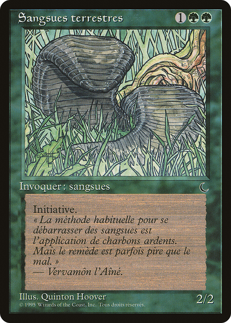 Land Leeches (French) - "Sangsues terrestres" (REN-) - Renaissance