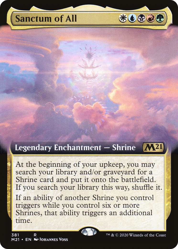 Sanctum of All (Extended Art) (M21-381) - Core Set 2021: (Extended Art)