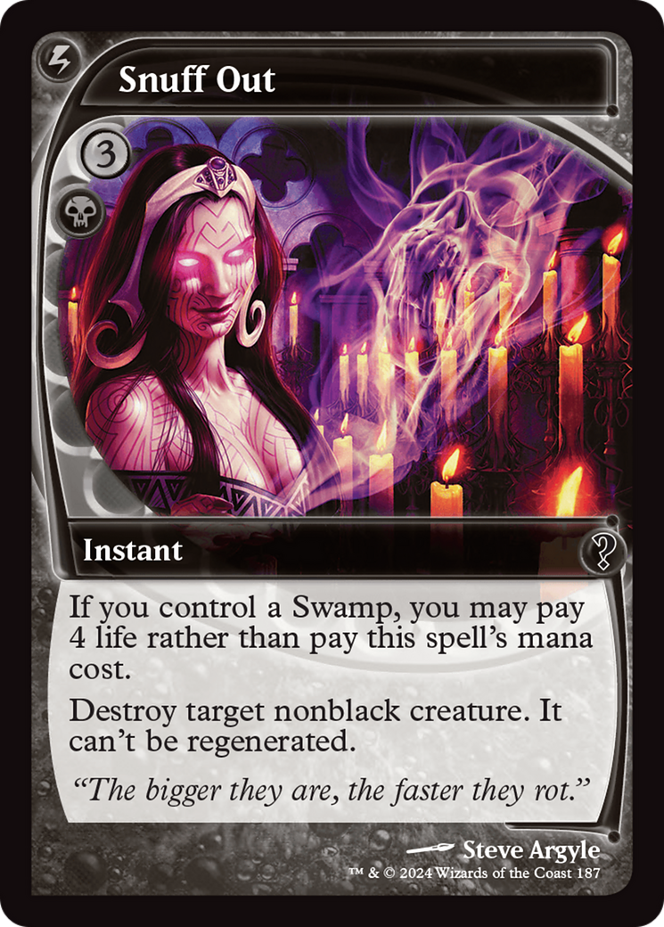 Snuff Out (Future Sight) [Mystery Booster 2] | The CG Realm