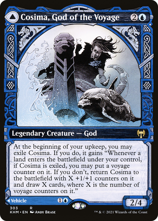 Cosima, God of the Voyage (Showcase) (KHM-303) - Kaldheim: (Showcase)