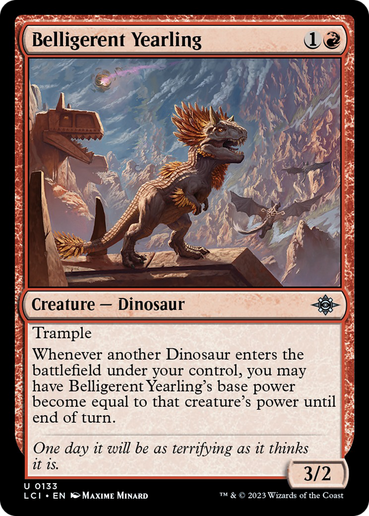 Belligerent Yearling [The Lost Caverns of Ixalan] | The CG Realm