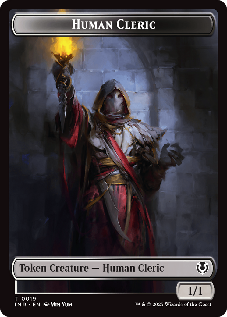 Demon // Human Cleric Double-Sided Token (INR-6 // 19) - Innistrad Remastered