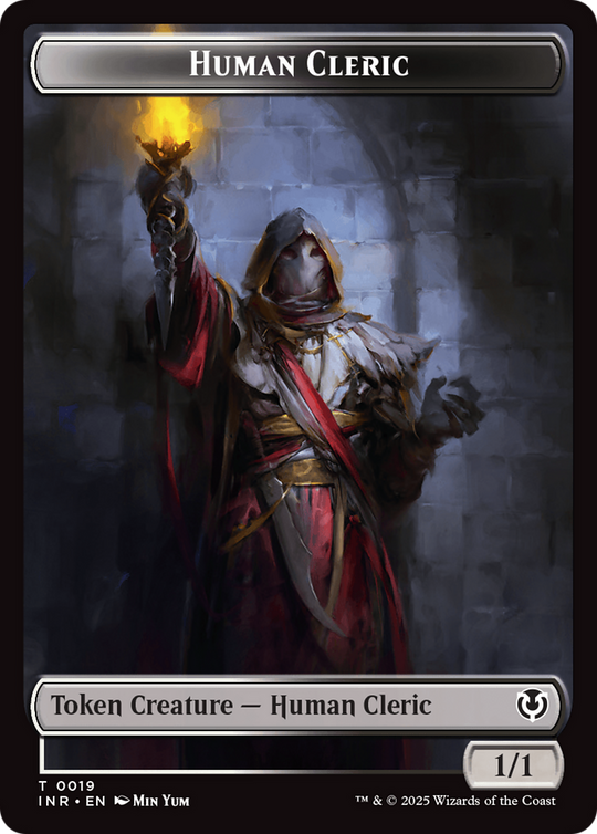 Demon // Human Cleric Double-Sided Token (INR-6 // 19) - Innistrad Remastered
