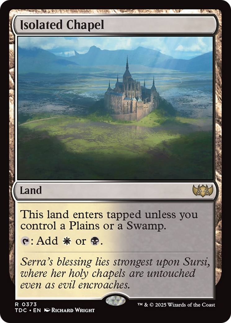 Isolated Chapel [Tarkir: Dragonstorm Commander] | The CG Realm