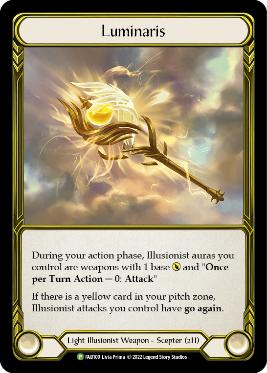 Luminaris (Golden) [FAB109] (Promo)  Cold Foil | The CG Realm