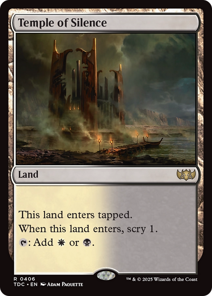 Temple of Silence [Tarkir: Dragonstorm Commander] | The CG Realm
