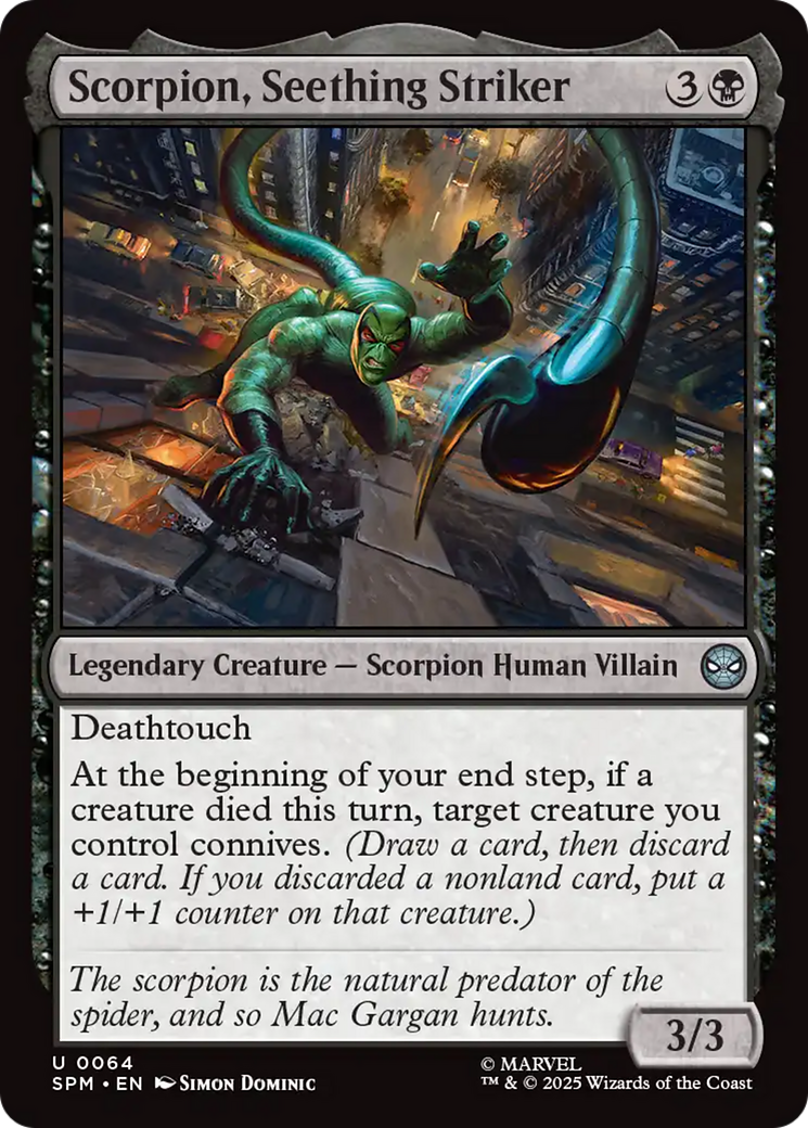 Scorpion, Seething Striker [Marvel's Spider-Man] | The CG Realm