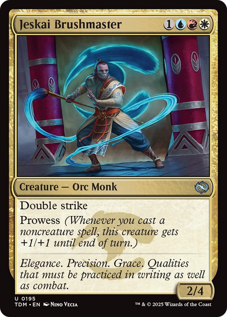 Jeskai Brushmaster [Tarkir: Dragonstorm] | The CG Realm