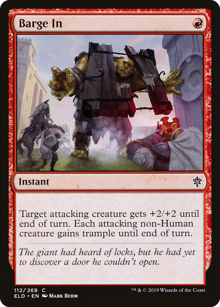 Barge In (ELD-112) - Throne of Eldraine