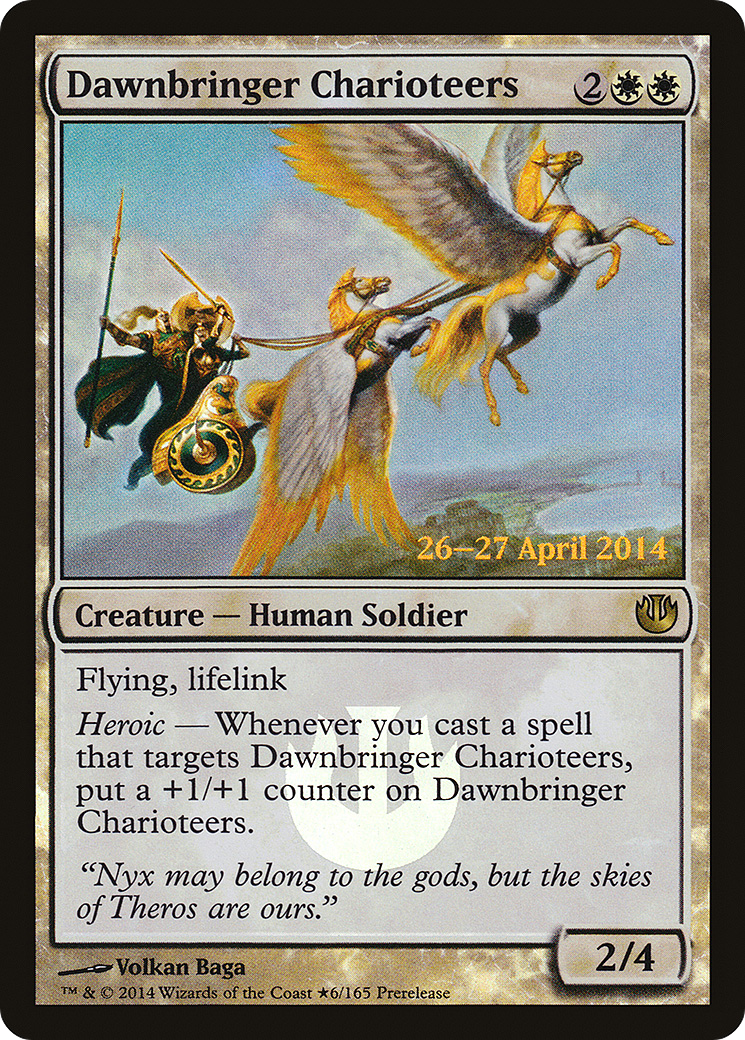 Dawnbringer Charioteers (PRE-006) - Journey into Nyx Promos Foil