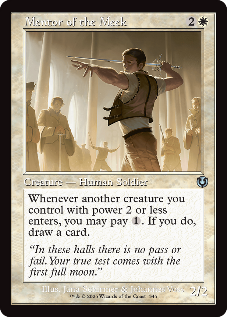 Mentor of the Meek (Retro Frame) [Innistrad Remastered] | The CG Realm