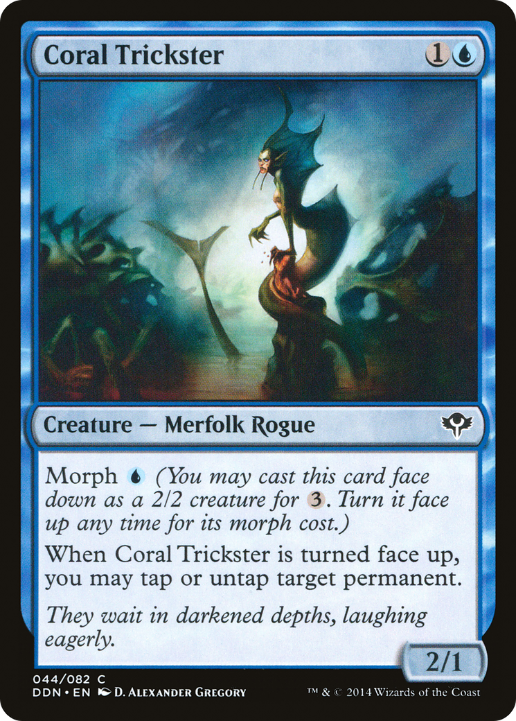 Coral Trickster (DDN-044) - Duel Decks: Speed vs. Cunning