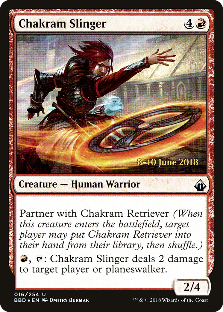 Chakram Slinger (LARP-016) - Battlebond Promos Foil