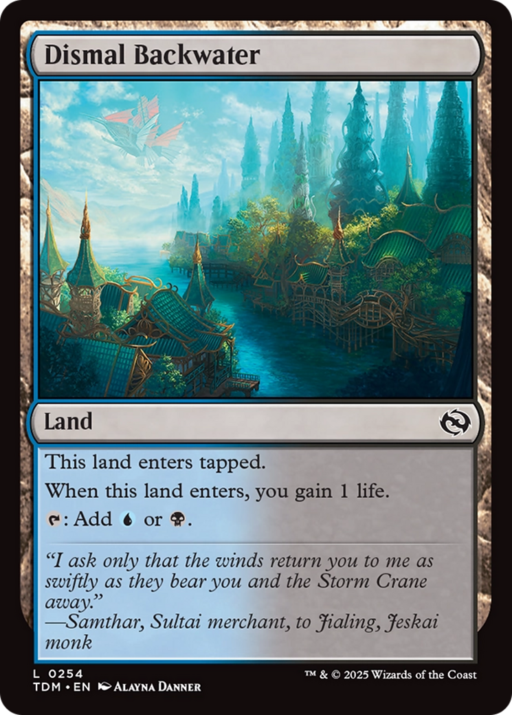 Dismal Backwater [Tarkir: Dragonstorm] | The CG Realm