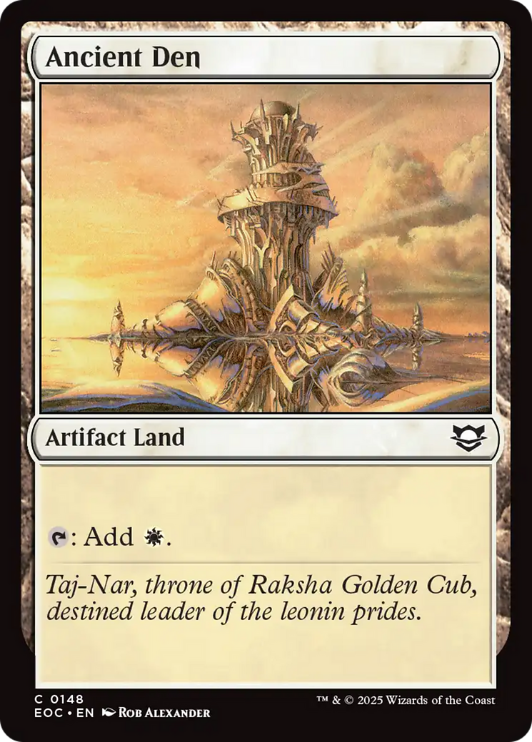 Ancient Den [Edge of Eternities Commander] | The CG Realm