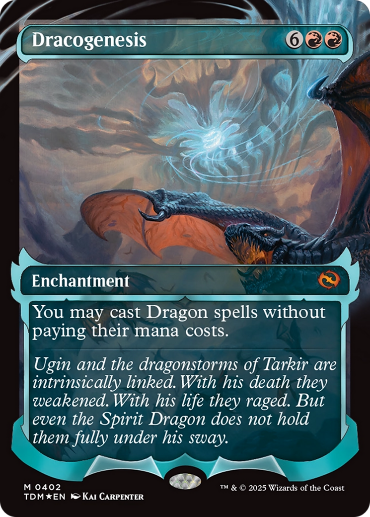 Dracogenesis (0402) (Showcase) [Tarkir: Dragonstorm] | The CG Realm