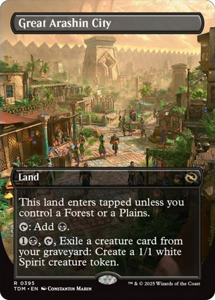 Great Arashin City (Borderless) [Tarkir: Dragonstorm] | The CG Realm