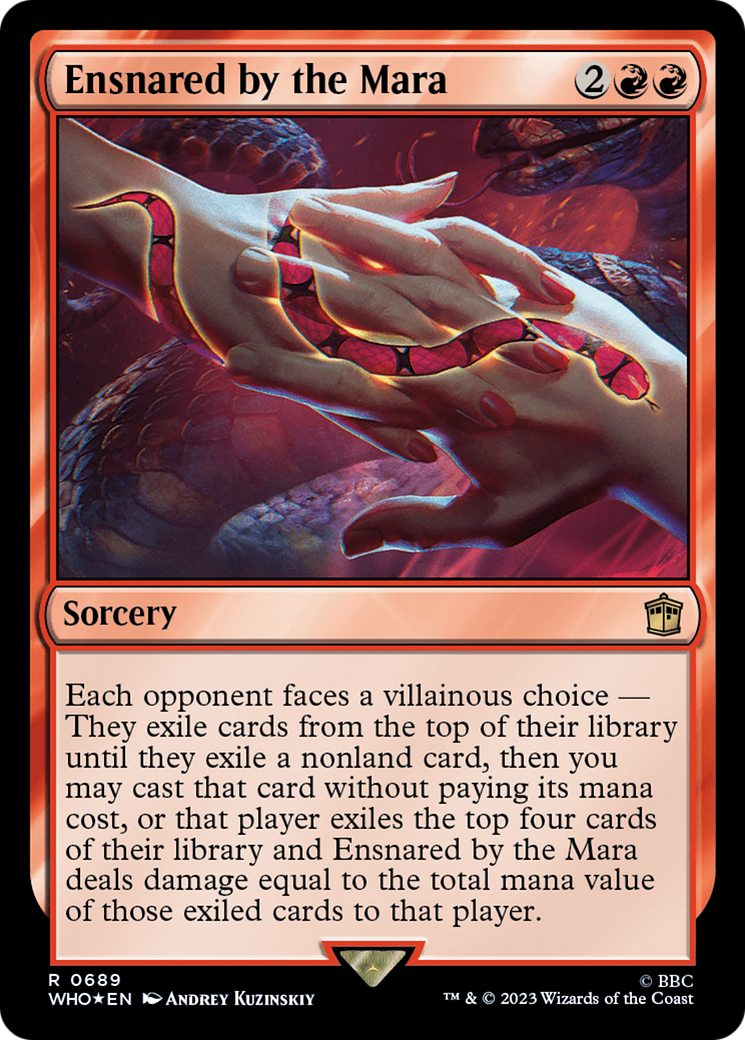 Ensnared by the Mara (Surge Foil) [Doctor Who] | The CG Realm