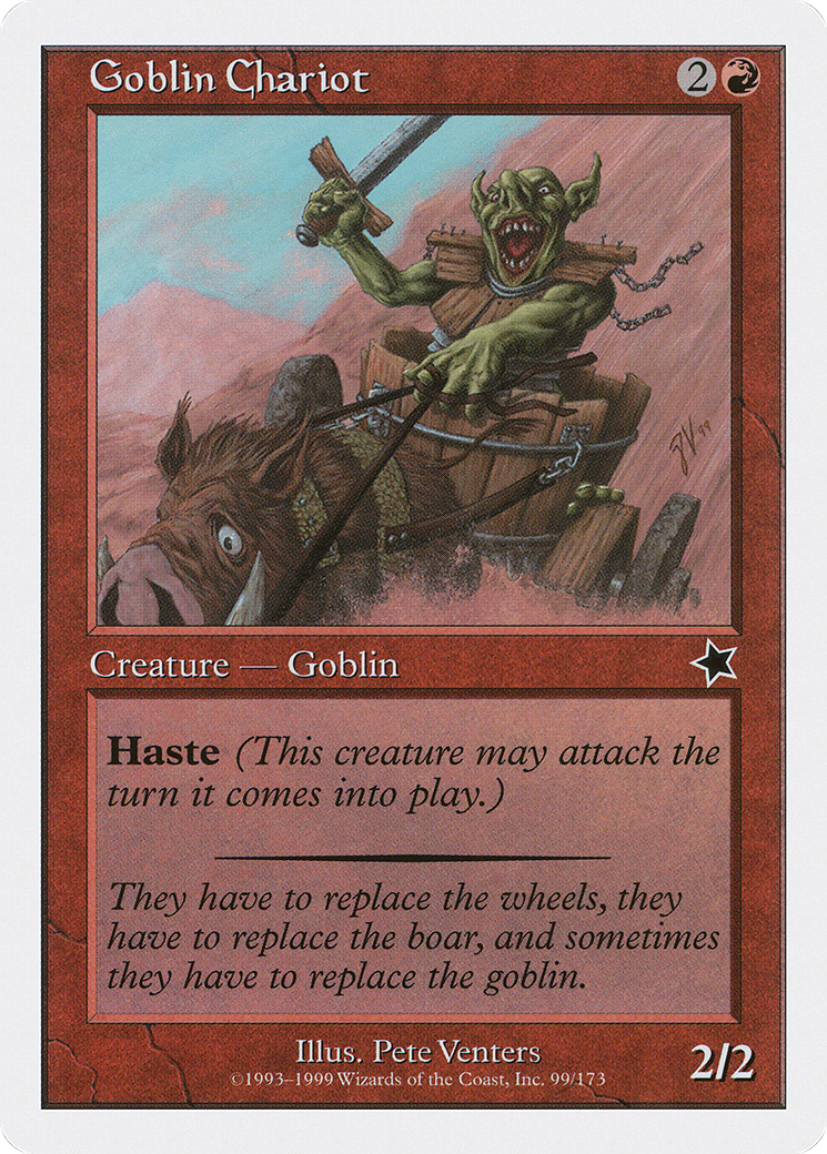Goblin Chariot (S99-099) - Starter 1999