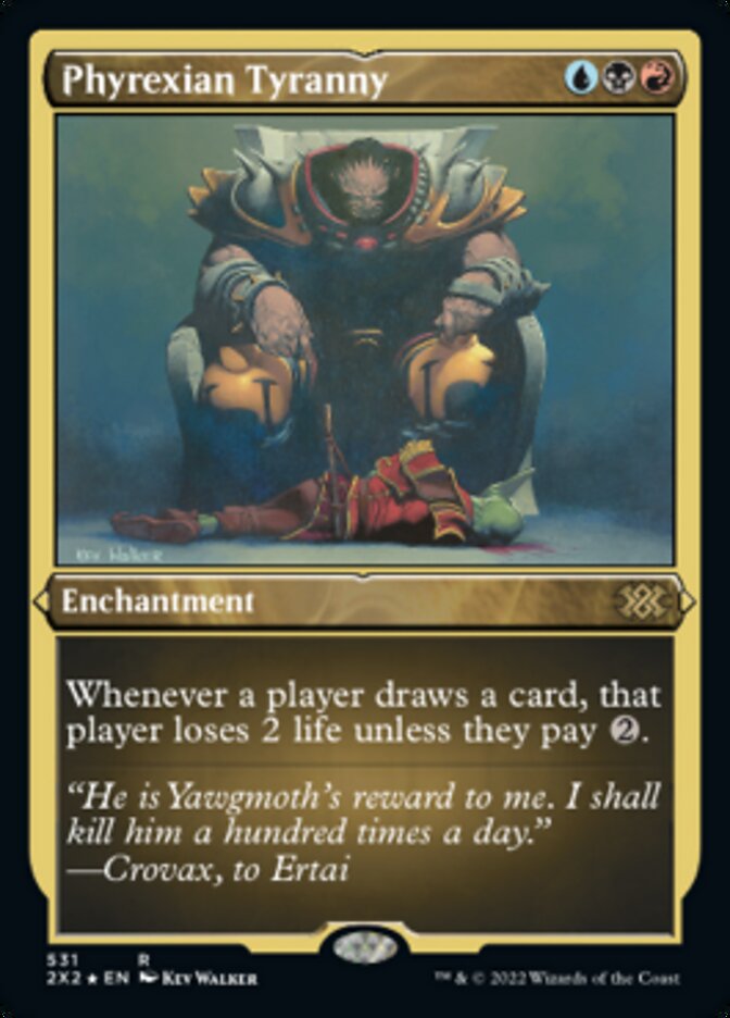 Phyrexian Tyranny (Foil Etched) [Double Masters 2022] | The CG Realm
