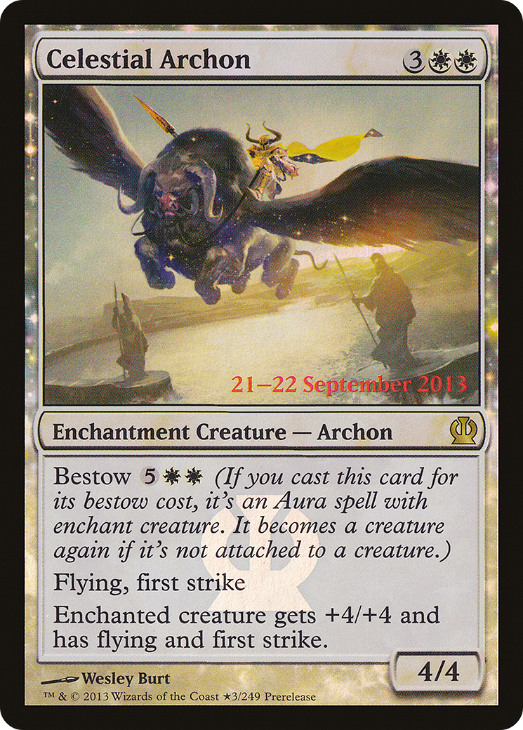 Celestial Archon (PRE-003) - Theros Promos: (enchantment) Foil