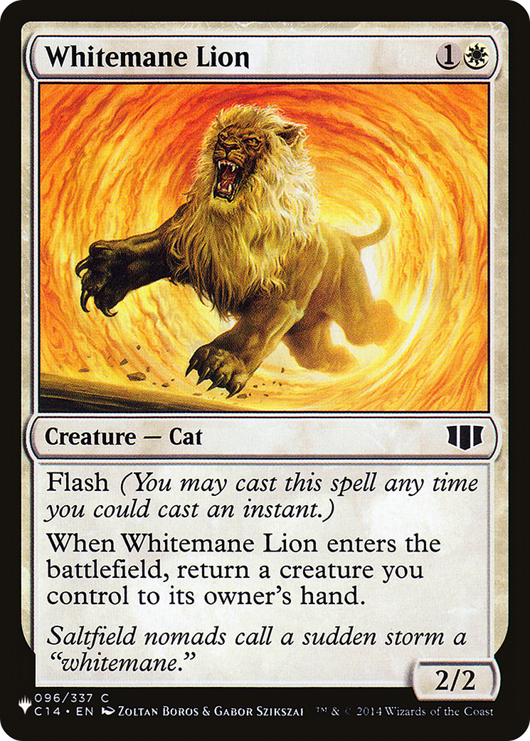 Whitemane Lion (PLC) [The List] | The CG Realm