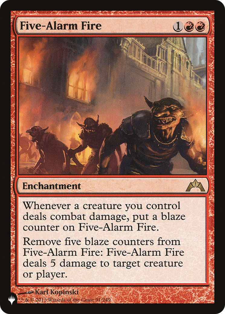 Five-Alarm Fire [The List] | The CG Realm
