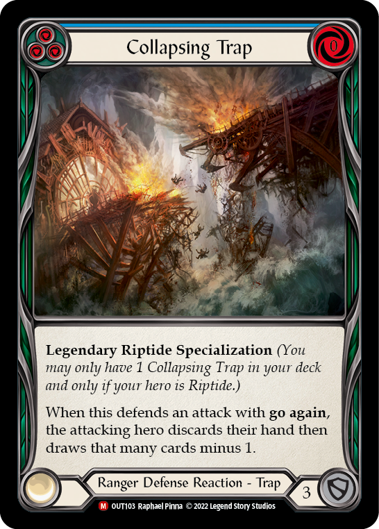 Collapsing Trap [OUT103] (Outsiders)  Rainbow Foil | The CG Realm