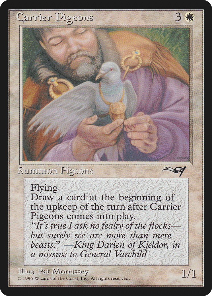 Carrier Pigeons (Hand) (ALL-126) - Alliances