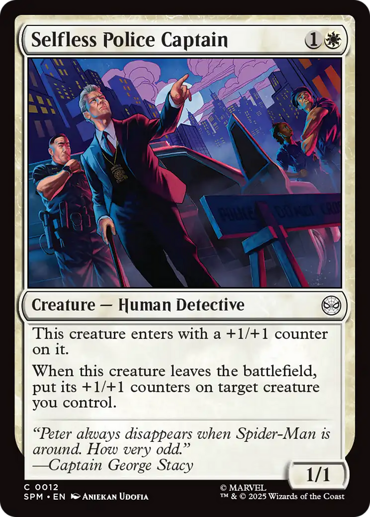 Selfless Police Captain [Marvel's Spider-Man] | The CG Realm