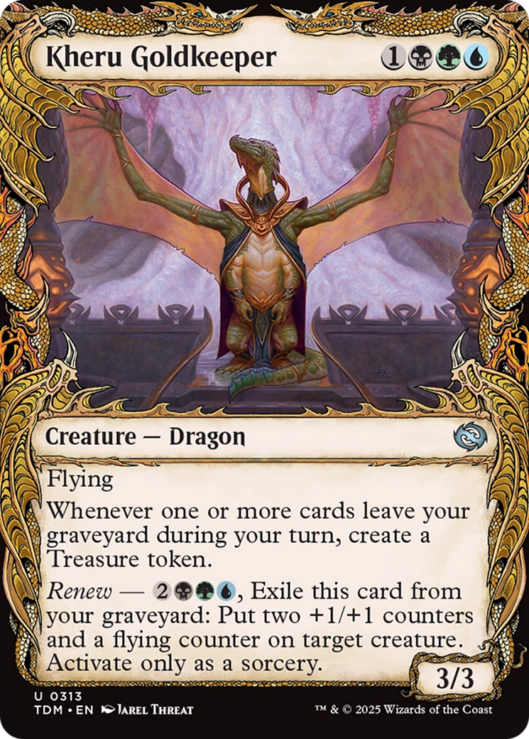 Kheru Goldkeeper (Showcase) (TDM-313) - Tarkir: Dragonstorm: (Showcase)
