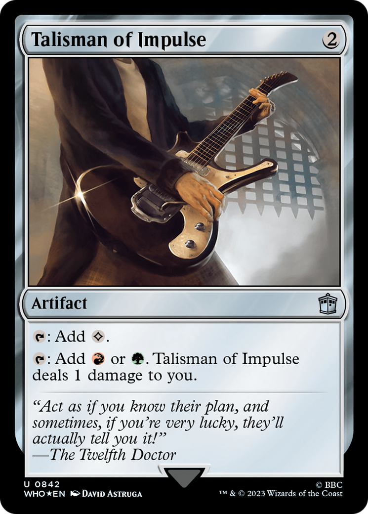 Talisman of Impulse (Surge Foil) [Doctor Who] | The CG Realm