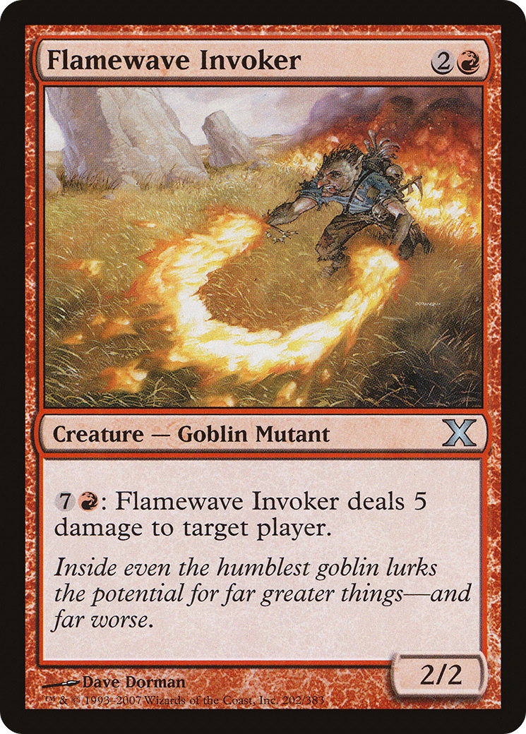 Flamewave Invoker (10E-202) - Tenth Edition