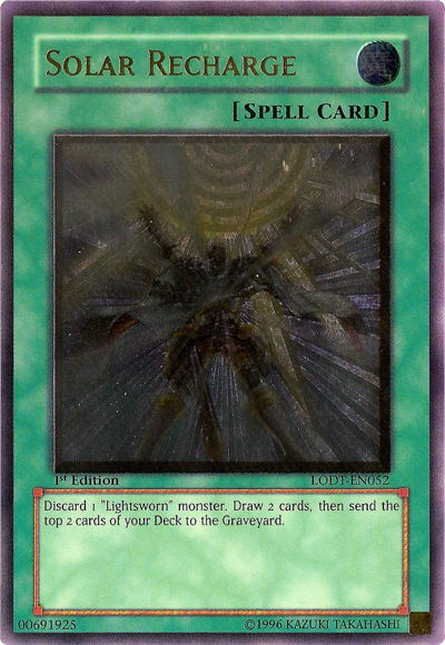 Solar Recharge [LODT-EN052] Ultimate Rare | The CG Realm