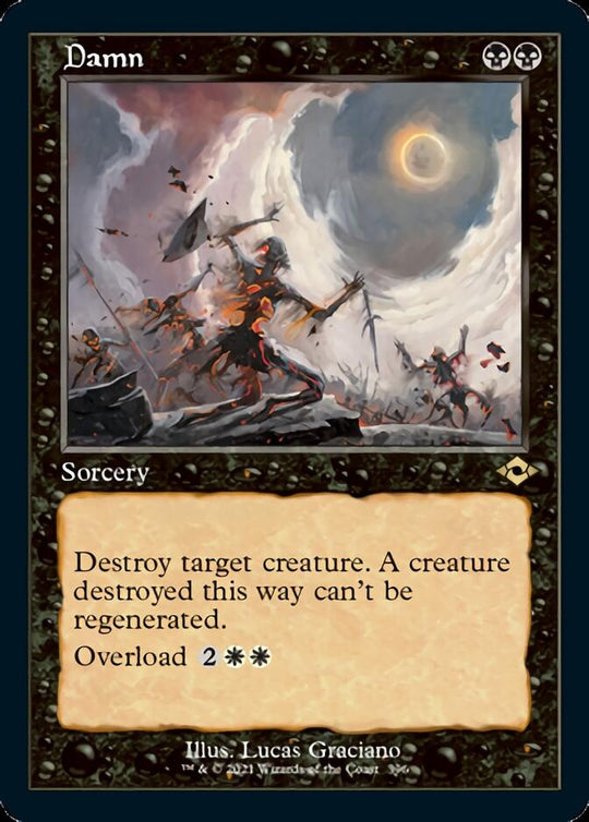 Damn (Retro Frame) (MH2-396) - Modern Horizons 2 Foil