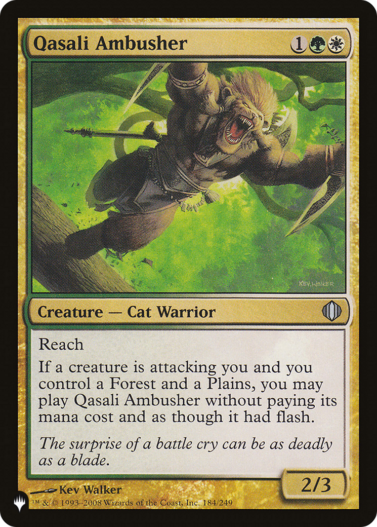 Qasali Ambusher (LIST-ALA-184) - The List