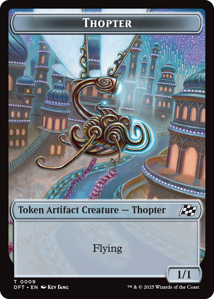Servo // Thopter (0009) Double-Sided Token (DFT-8 // 9) - Aetherdrift