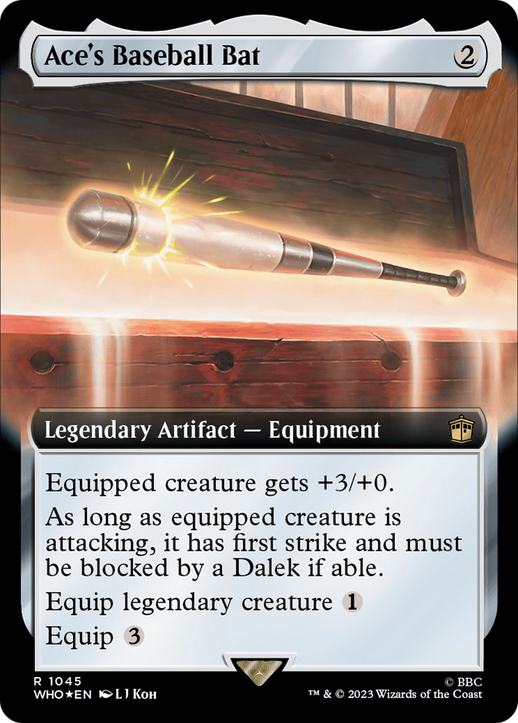 Ace's Baseball Bat (Extended Art) (Surge Foil) [Doctor Who] | The CG Realm