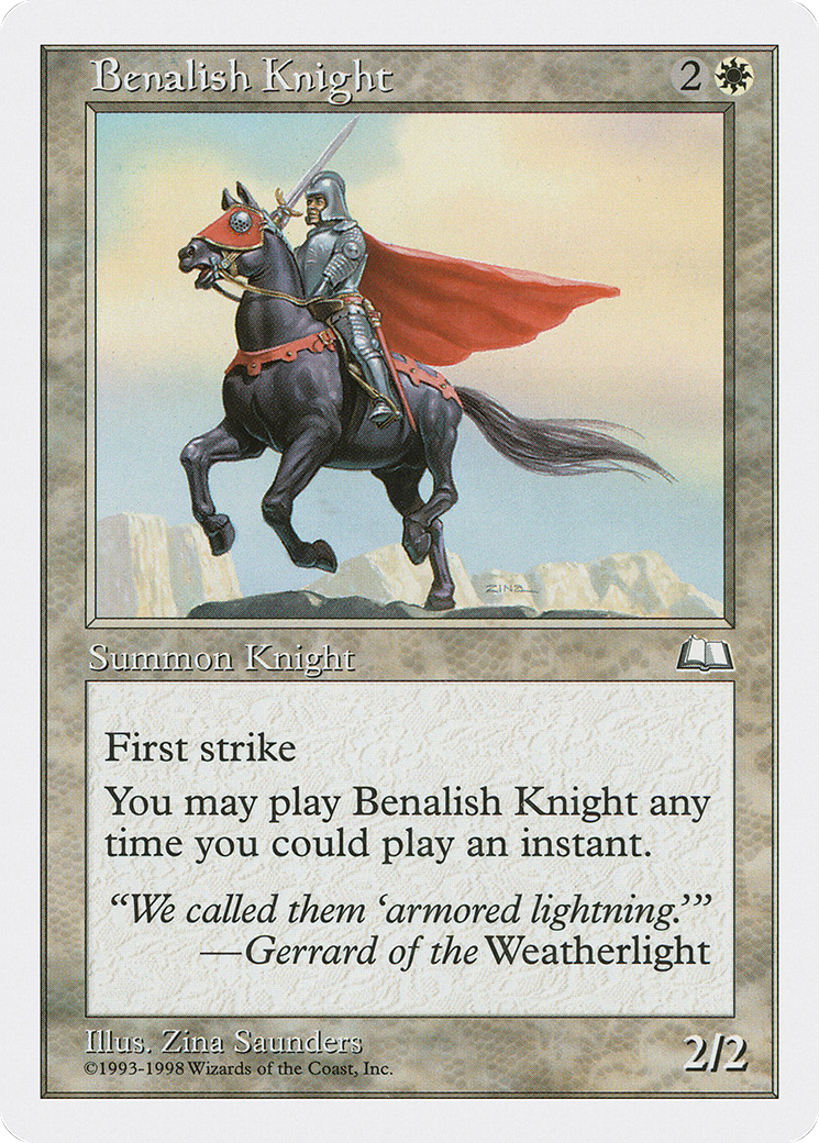 Benalish Knight (ATH-073) - Anthologies