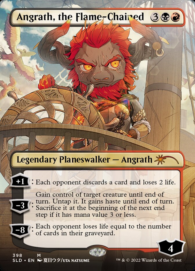 Angrath, the Flame-Chained (Borderless) [Secret Lair Drop Series] | The CG Realm