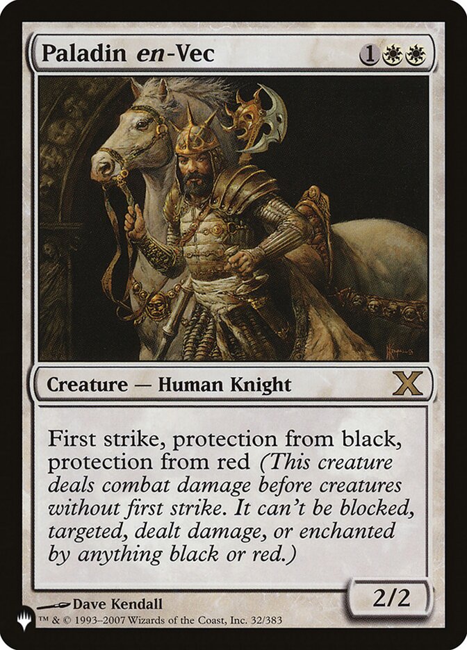 Paladin en-Vec [The List] | The CG Realm